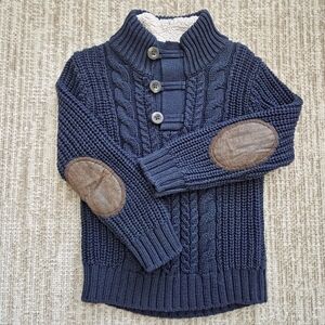Baby GAP Factory Toddler Boy Navy Blue Dressy Knit Sweater